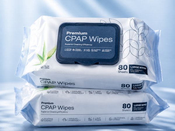 แผ่นเช็ดทำความสะอาดหน้ากาก CPAP